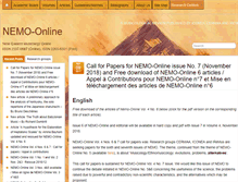 Tablet Screenshot of nemo-online.org